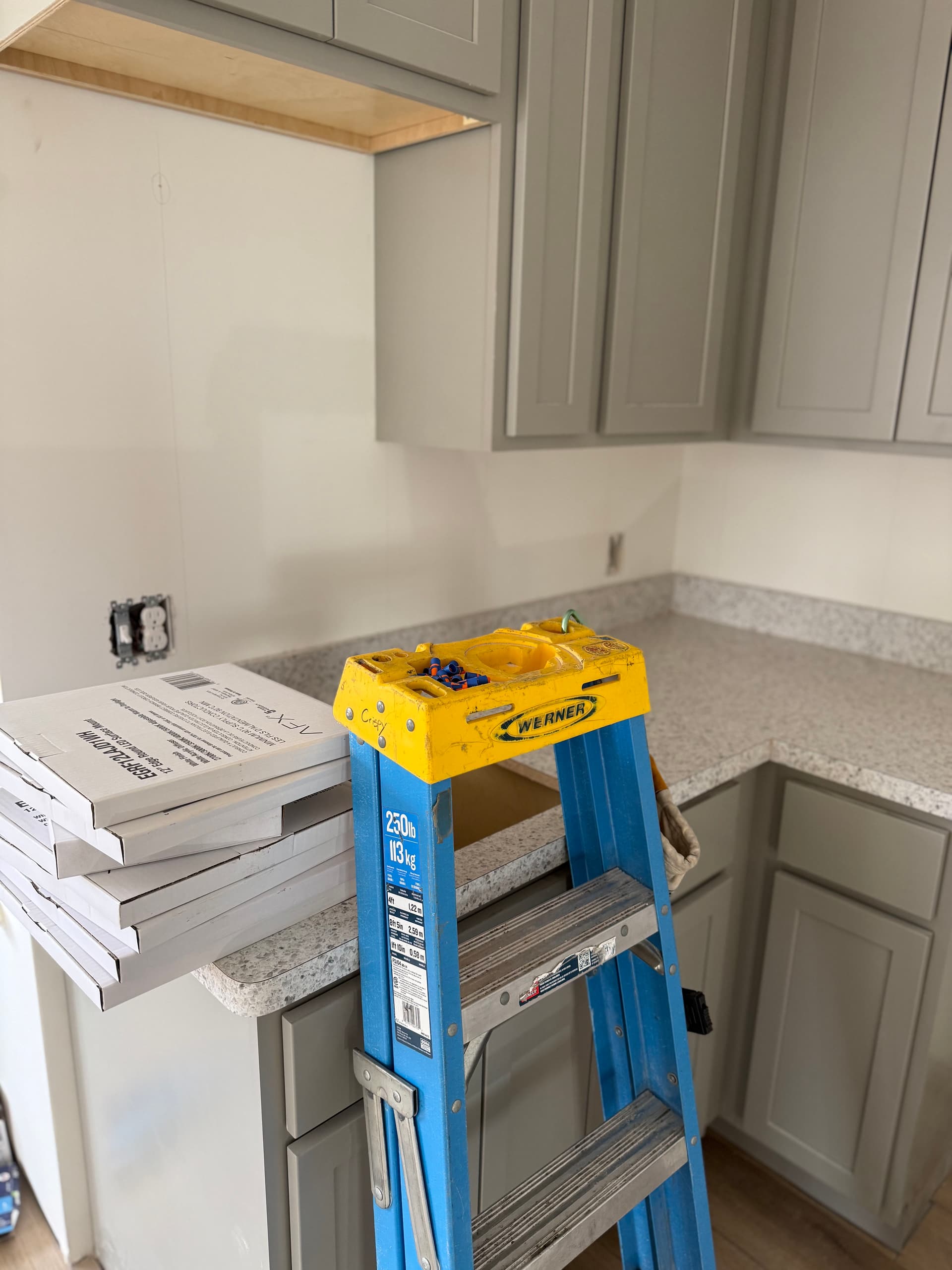 Gallery photos for Apartment Remodel Electrical Work in Full Swing at 1110: Image #2