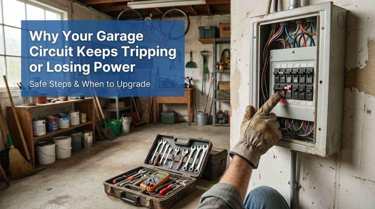 Why Your Garage Circuit Keeps Tripping or Losing Power image