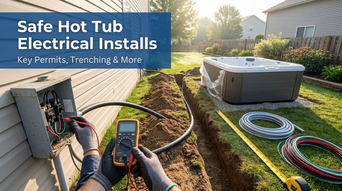 Safe, Code-Compliant Hot Tub Electrical Installs image