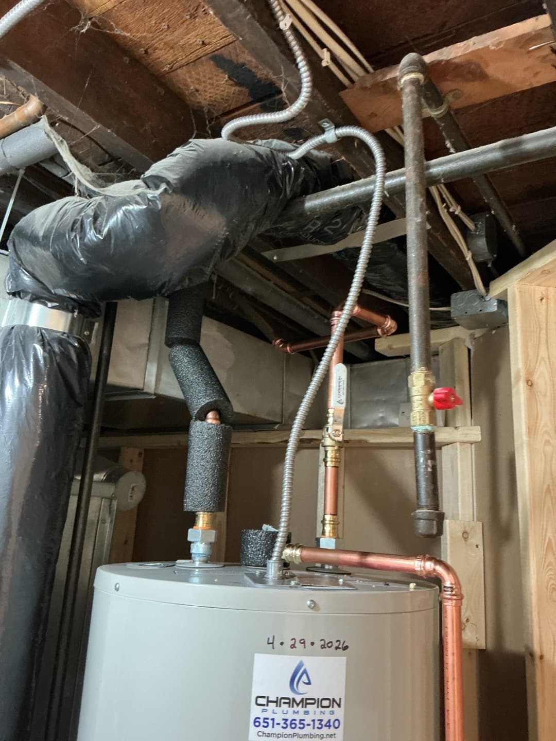 New Dedicated Circuit for a Same-Day Water Heater Install image
