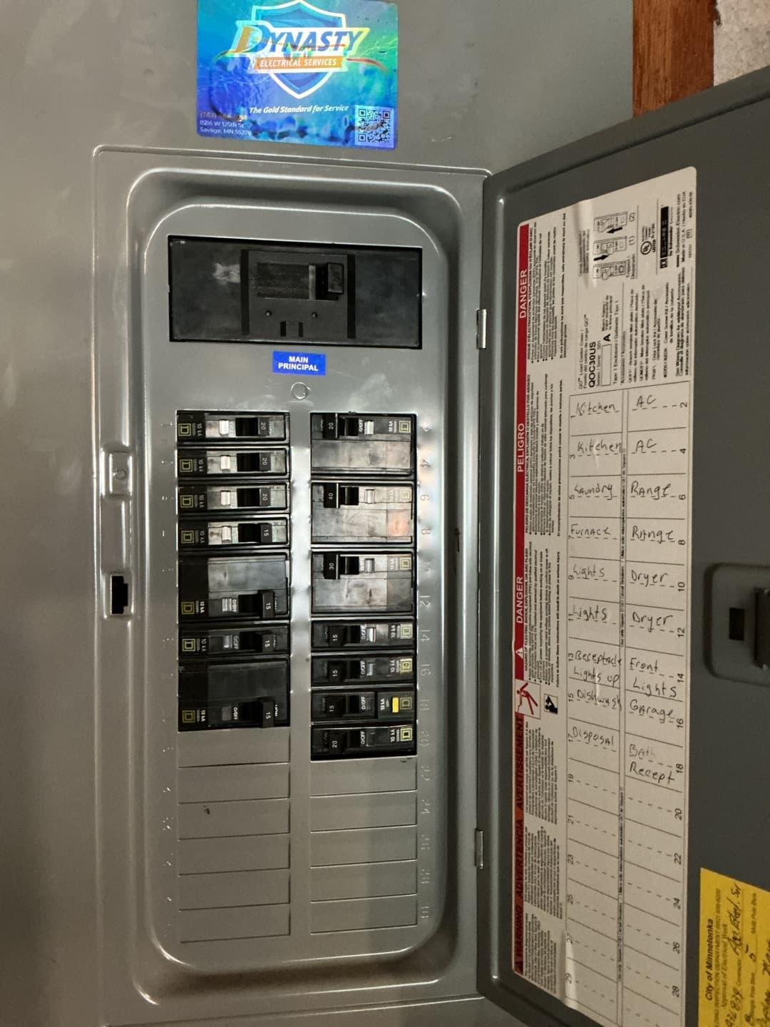 Gallery photos for Mini Split Electrical Install and Panel Work in Minnetonka: Image #1
