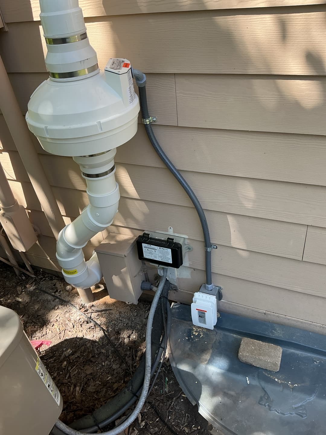 Gallery photos for Radon Fan Dedicated Circuit Wired Up in Plymouth MN: Image #1