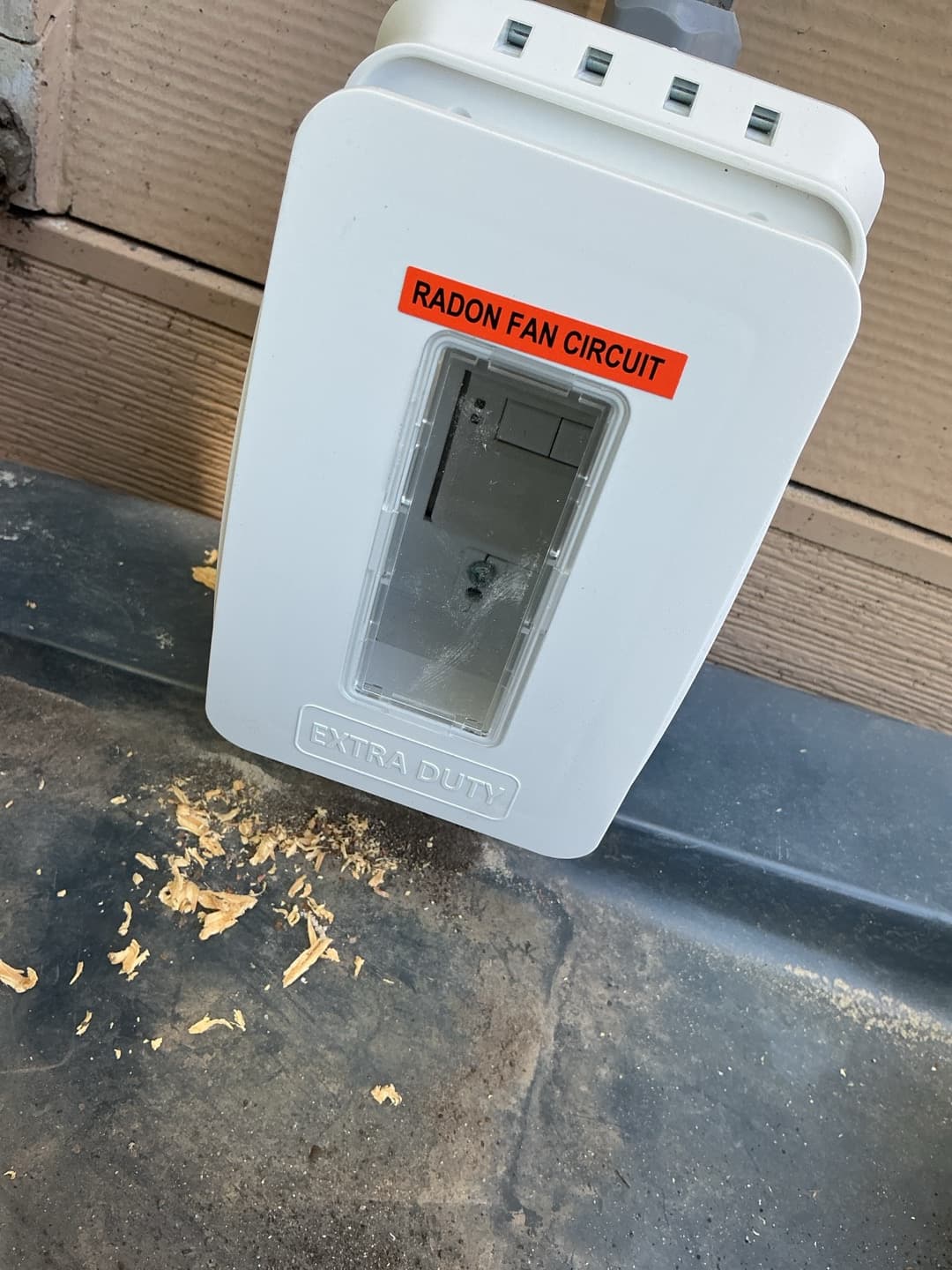 Radon Fan Dedicated Circuit Wired Up in Plymouth MN image
