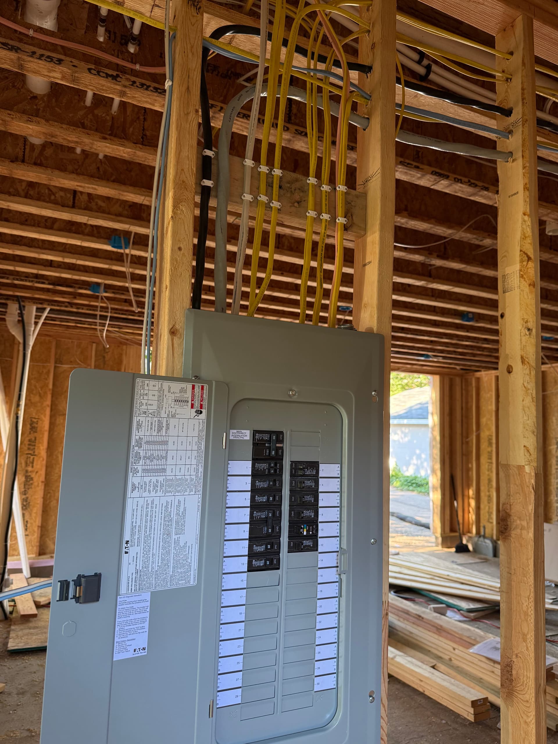 Gallery photos for ADU Rough-In Wiring Complete and Inspection Passed in Minneapolis: Image #2