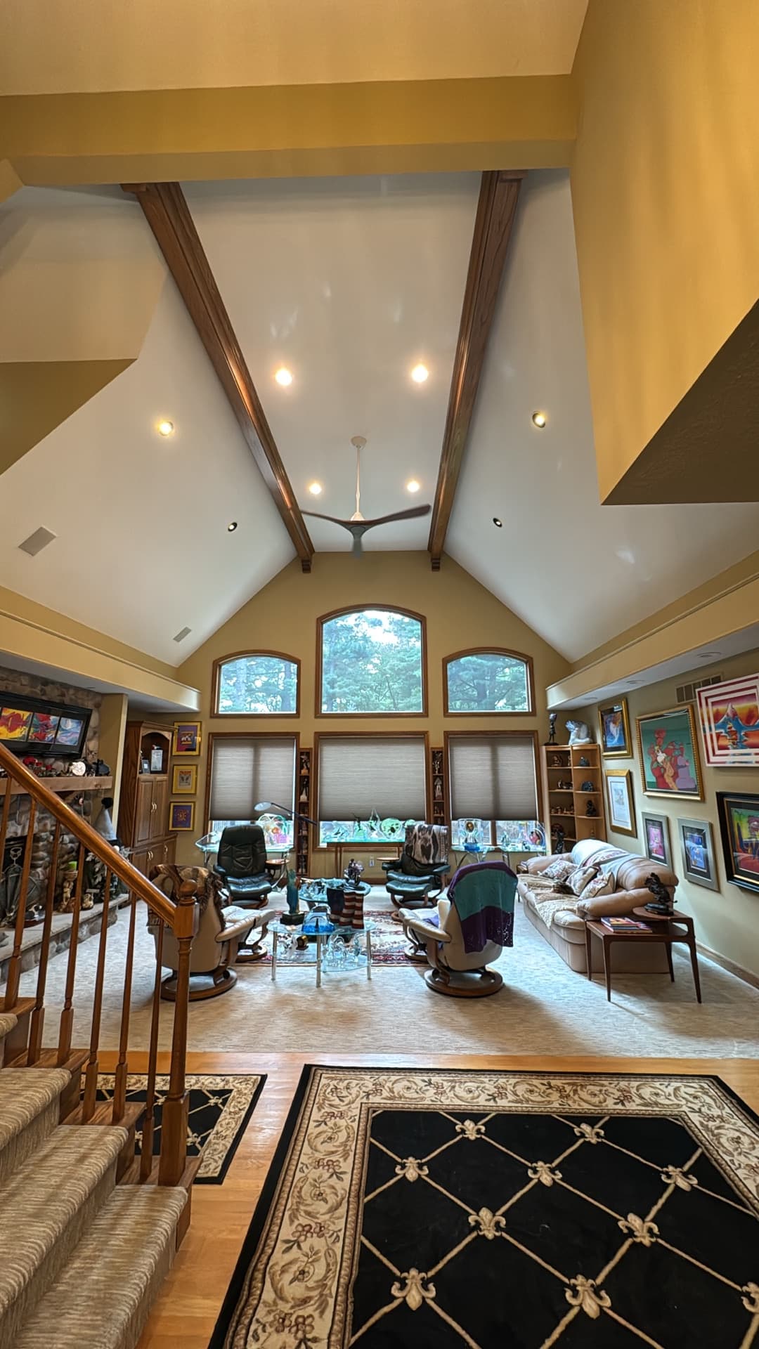 Gallery photos for Custom Lighting and Ceiling Fan Installation Throughout a Stunning Home: Image #1
