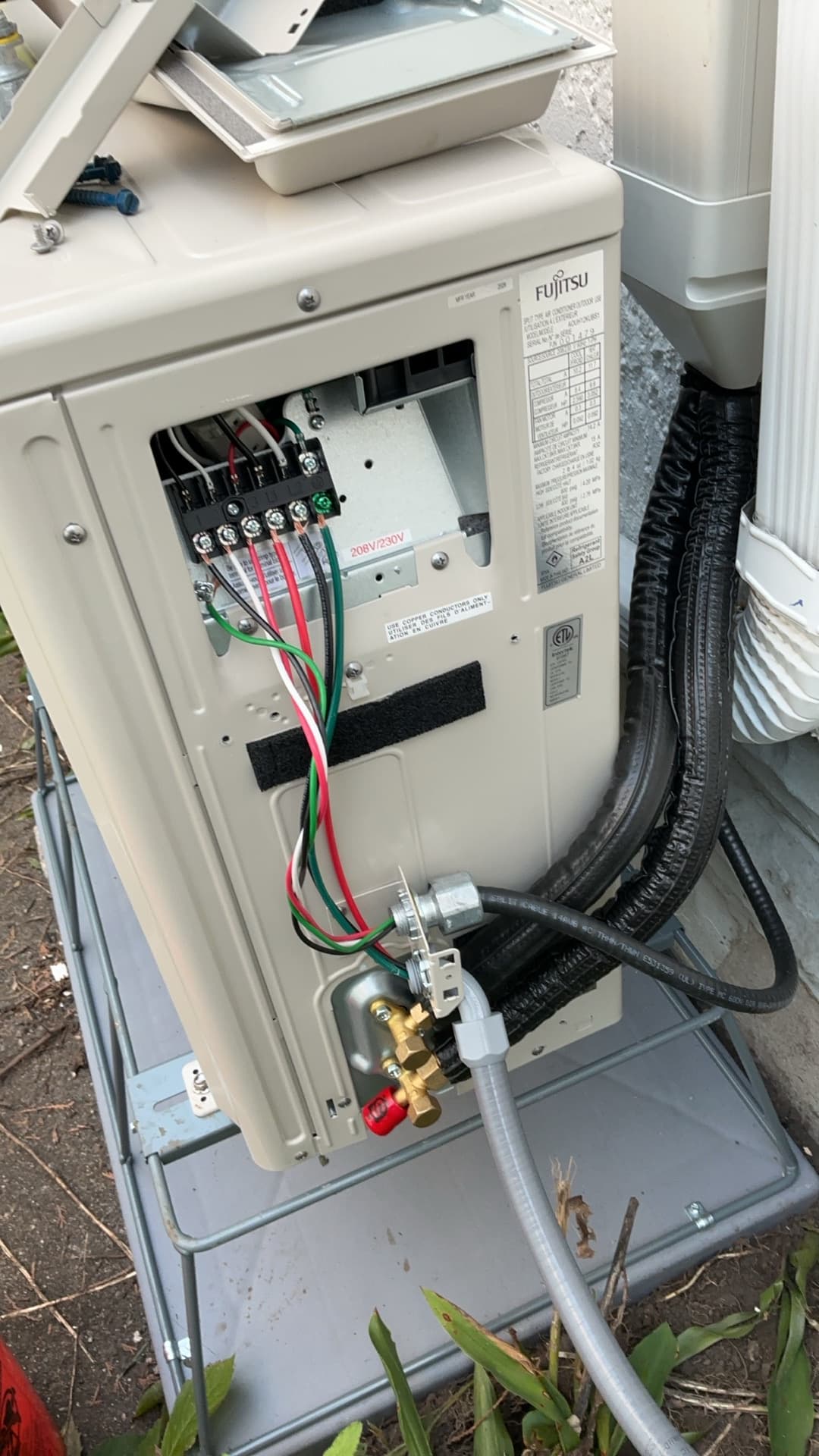 Fujitsu Airstage Mini Split Wiring in Saint Paul MN image