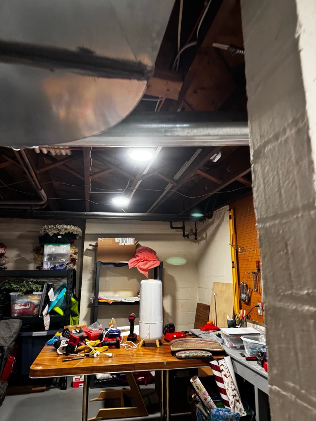 Gallery photos for Basement LED Lighting Upgrade in Highland Park Saint Paul: Image #1
