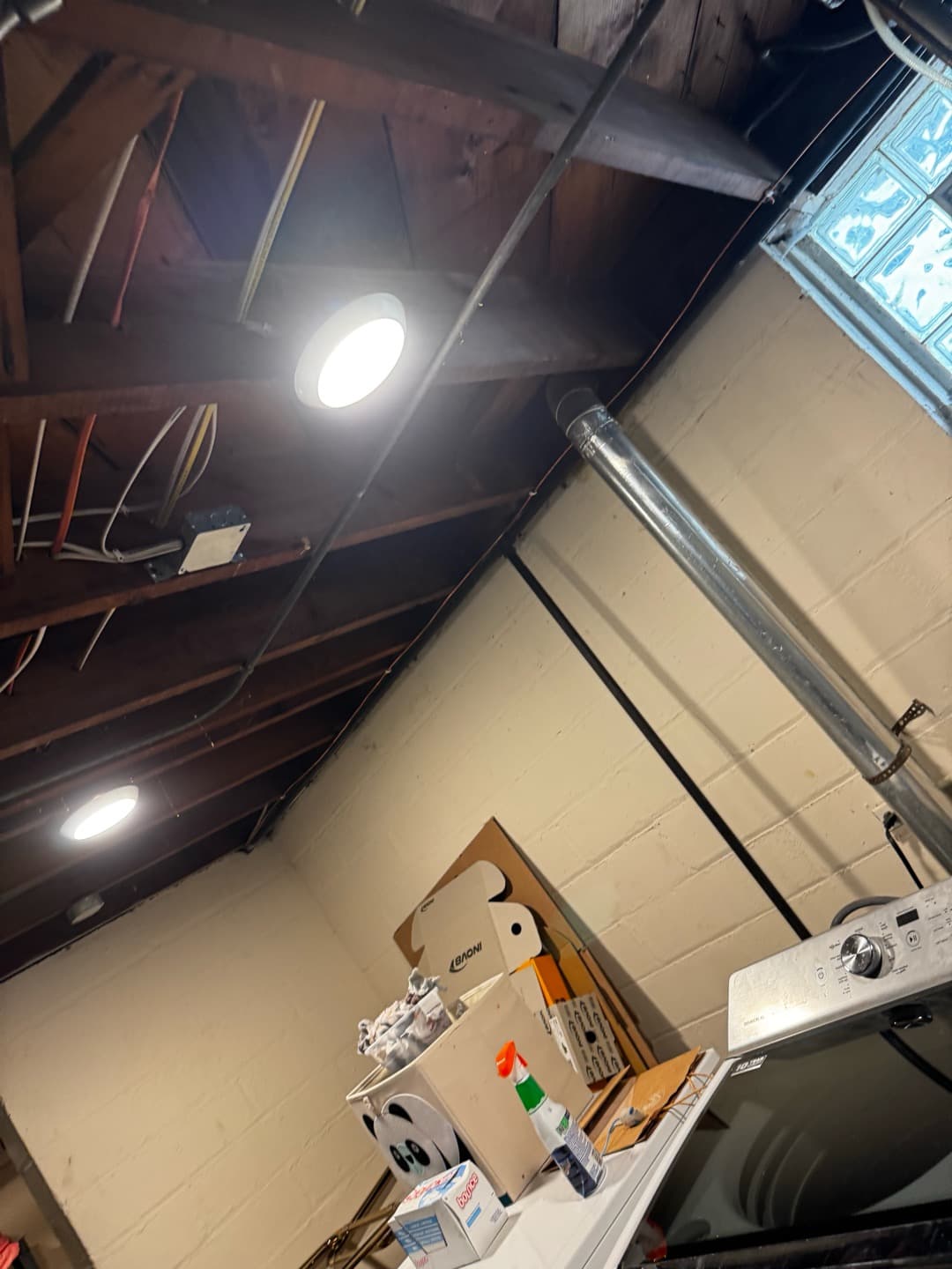Basement LED Lighting Upgrade in Highland Park Saint Paul image