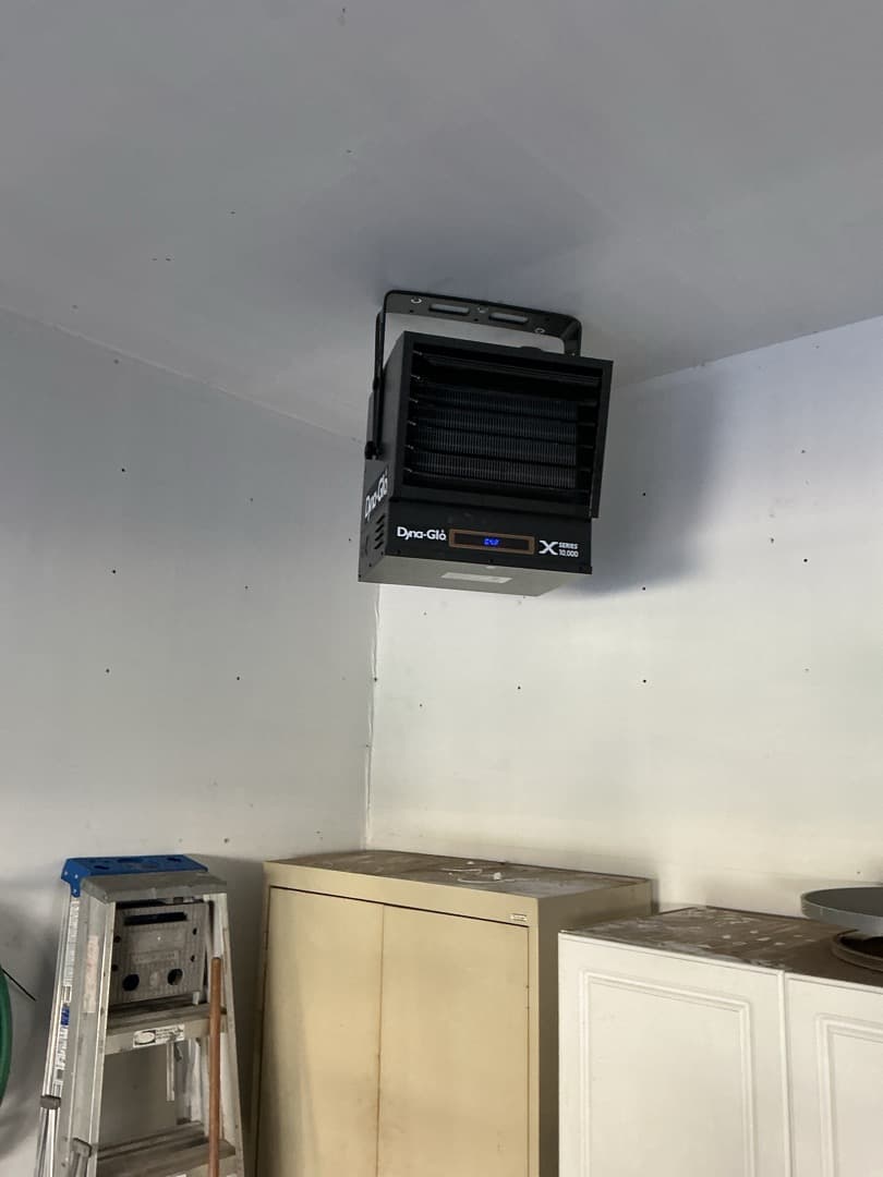Gallery photos for Garage Heater Circuit Install in Maple Grove: Image #2