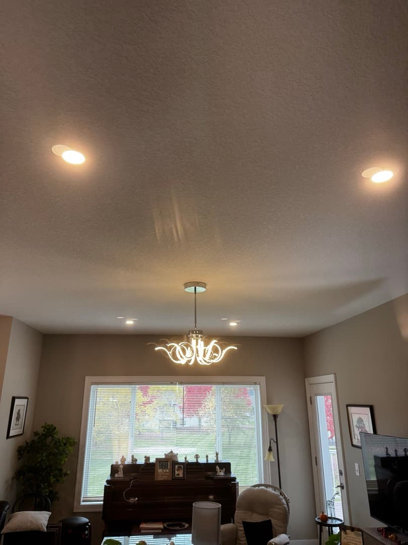 Wafer Lights and LED Chandelier Upgrade in Buffalo MN image